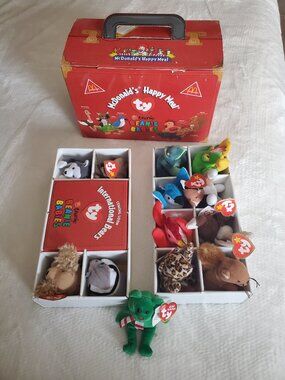 TY 1999 Beanie Babies McDonald's Happy Meal Box Set Collectibles Teanie Beanies